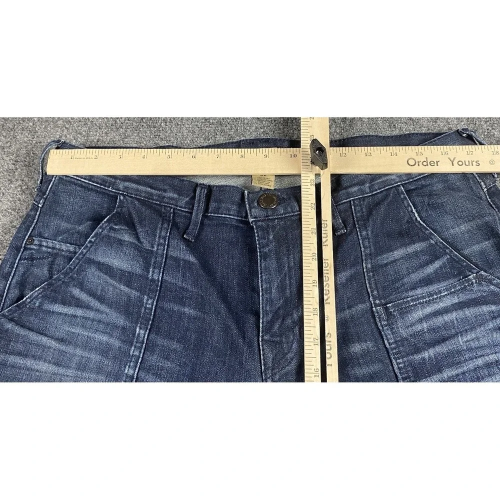 True Religion Audrey Slim Boyfriend Jeans Dark Wash Selvedge Denim Size 32